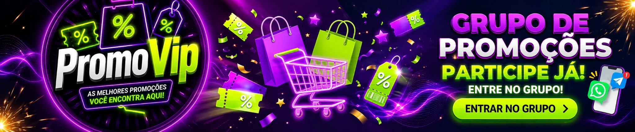 PromoVip — ofertas e descontos, entre no grupo de WhatsApp